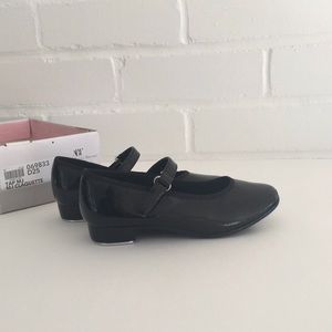 ABT Black Dance Tap Shoes Size 9 1/2 / 9.5